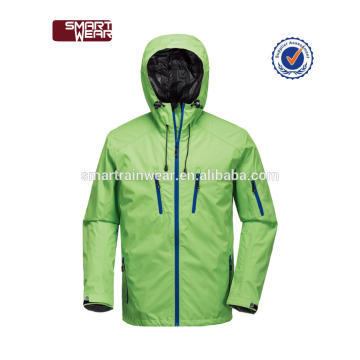 Hochwertige Outdoor-Sport-Blanko angepasst Druck Logo wasserdicht Polyester Jacke